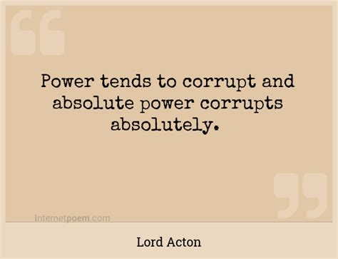 Power Tends To Corrupt And Absolute Power Corrupts Ab 1