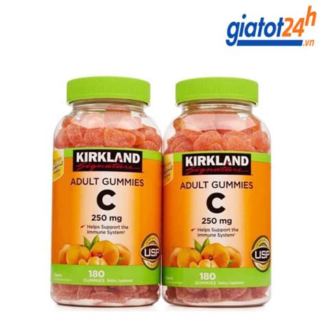 Kẹo Dẻo Bổ Sung Vitamin C Kirkland Adult Gummies C