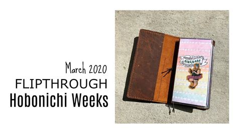 Hobonichi Weeks March Flip Through Youtube