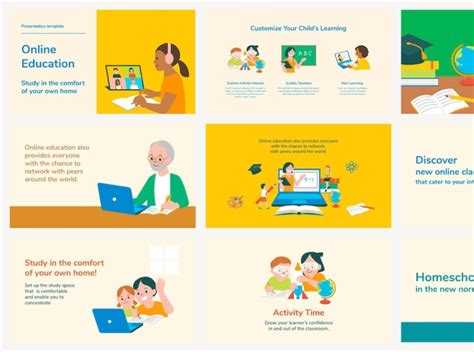 Education editable slide templates by Jagonathbd on Dribbble