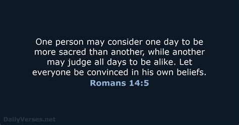 May 14 2023 Bible Verse Of The Day NCB Romans 14 5 DailyVerses Net