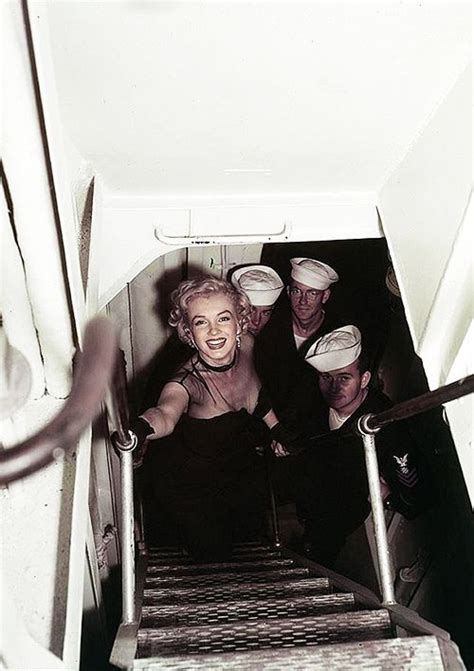 We Had Faces Then Marilyn Monroe On Board The Uss Benham