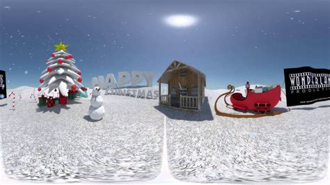 360° Vr Video Christmas Greetings Card Youtube