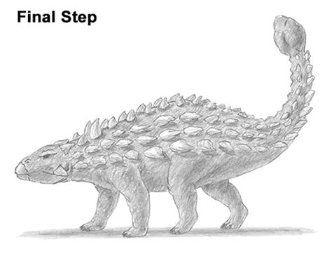 How To Draw An Ankylosaurus