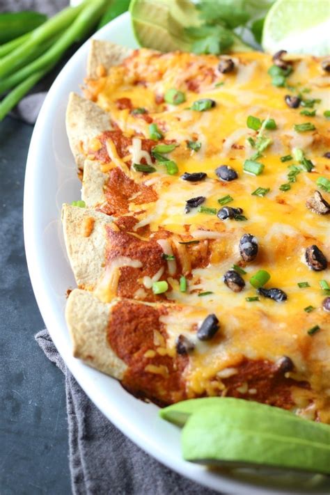 Black Bean Enchilada Vegetarian