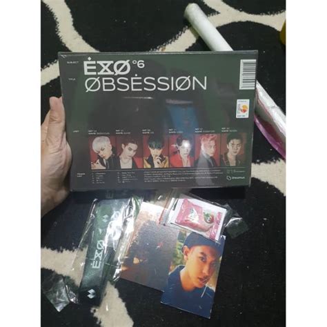 Jual EXO OBSESSION ALBUM UNSEALED X EXO VERSION With POSTER ROLL