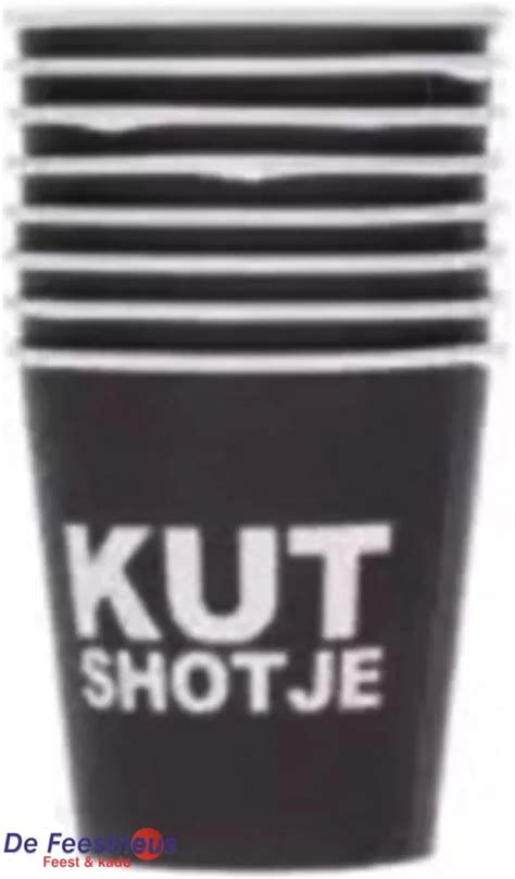 Shotbeker KUT Shotje 8 Stuks De Feestneus Feest En Kado