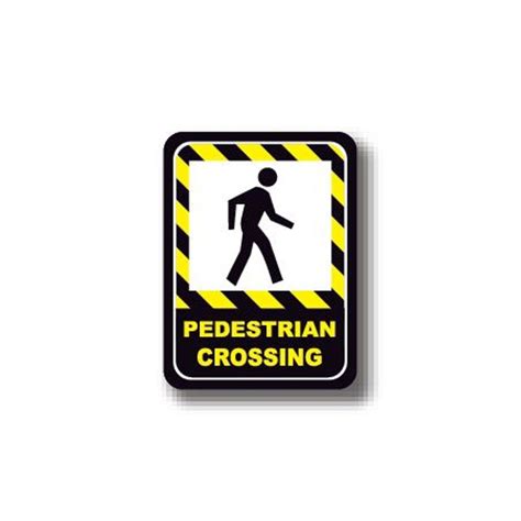 Durastripe Sign Pedestrian Crossing Zoro UK