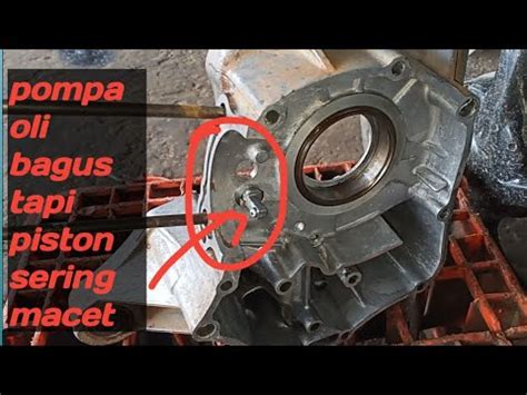 Cara Kerja Pompa Oli Motor Mio M3 Boros Piston YouTube