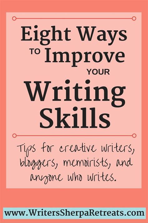 Eight Easy Ways To Improve Your Writing Skills Writing Skills