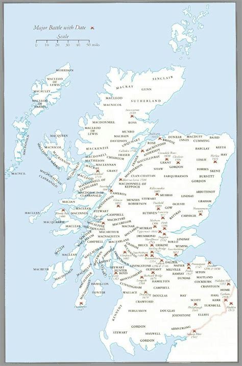 Clans Of Scotland Map A Guide To Discovering Your Scottish Heritage