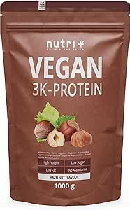 Nutri Proteine In Polvere Vegan Gusto Nocciola 1kg 83 Proteina A