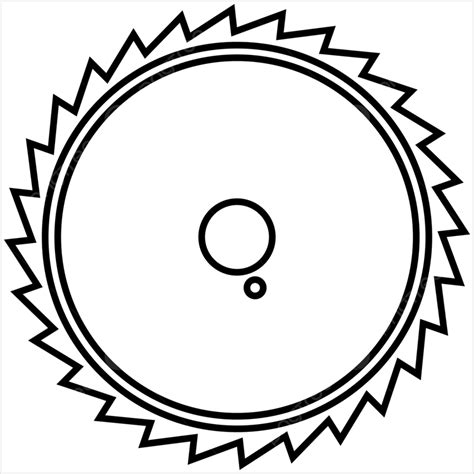 Saw Blade Icon Circular Abstract Blade Drawing Circular Drawing