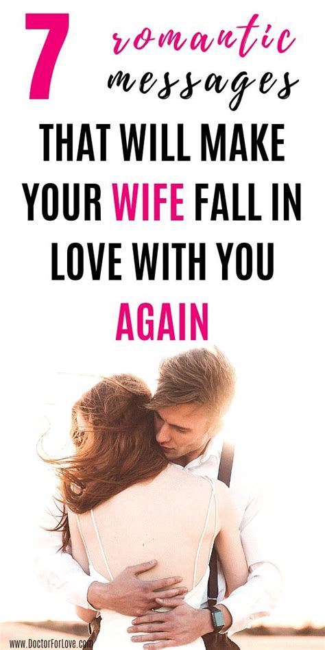 7 Days Of Romantic Messages For Wife Make Her Love You Again