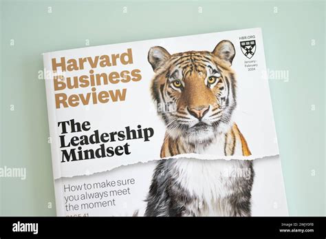 Calgary Alberta February 16 2024 Cover Of The Harvard Business Review Magazine Edition For