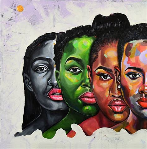 Strength in Diversity Painting by Damola Ayegbayo | Saatchi Art