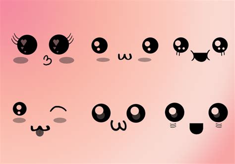 Kawaii Faces Brushes | Free Photoshop Brushes at Brusheezy!