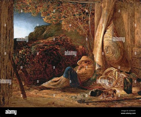 Palmer Samuel The Sleeping Shepherd British School Th Century