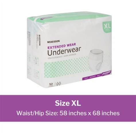 Mckesson Disposable Underwear Pull On With Tear Away Seams X Large