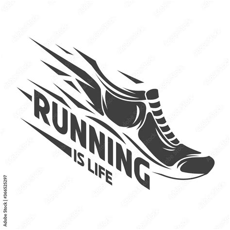 Running Sneaker Silhouette