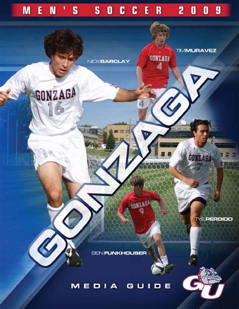 2009 Gonzaga Mens Soccer Media Guide By Gonzaga University Athletics