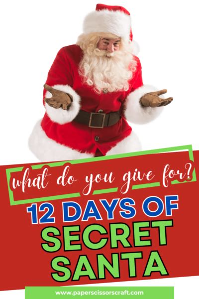 12 Days Of Christmas Secret Santa T Ideas And Sayings