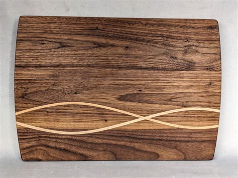 Wave Walnut Chef S Board Hardenbrook Hardwoods