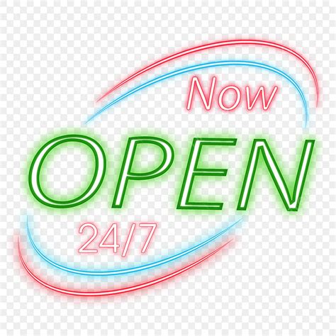 Open Neon Sign Vector Hd Png Images Open Lettering Neon Sign Neon