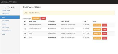 CARA MEMBUAT APLIKASI ABSENSI KARYAWAN DENGAN EXCEL Warga Co Id