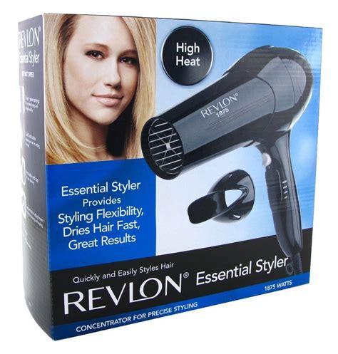 Revlon Dryer Fast Dry Turbo 1875 Watt With Concentrator Case Of 6