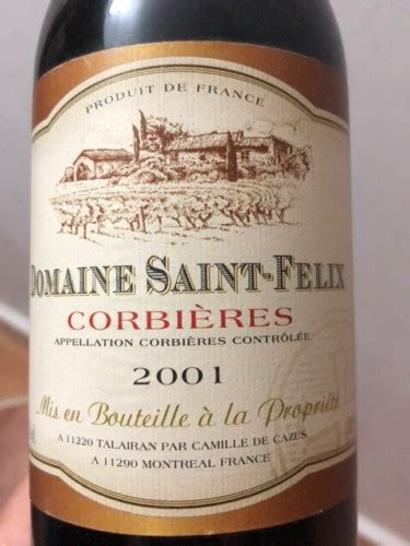 Domaine Saint Felix Corbières Vivino 日本