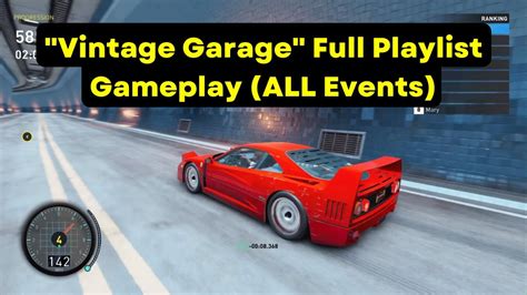 The Crew Motorfest Vintage Garage Full Playlist Gameplay All