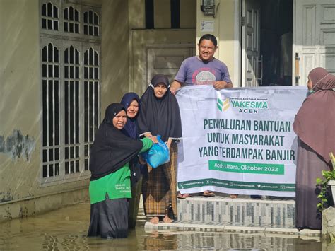 Aceh Utara Dilanda Banjir Yakesma Sigap Salurkan Bantuan Yakesma