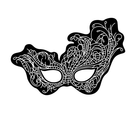 Black Carnival Mask 13041166 Vector Art At Vecteezy