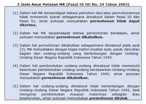 Mengurai Problem Putusan Konstitusional Bersyarat Dan Inkonstitusional