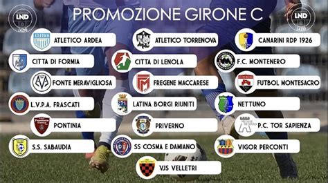 Promozione Ufficializzati I Gironi Da Squadre Con La