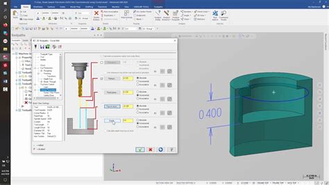 Using A Slot Mill To Program Undercuts Youtube