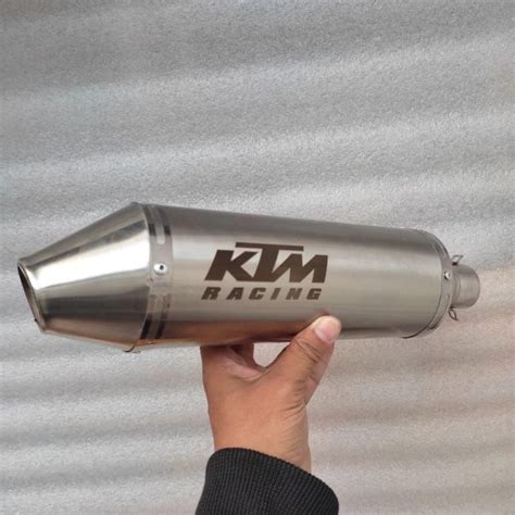 Jual Knalpot KTM Racing Silencer Only Stenlis KLX CRF D Tracker Inlet