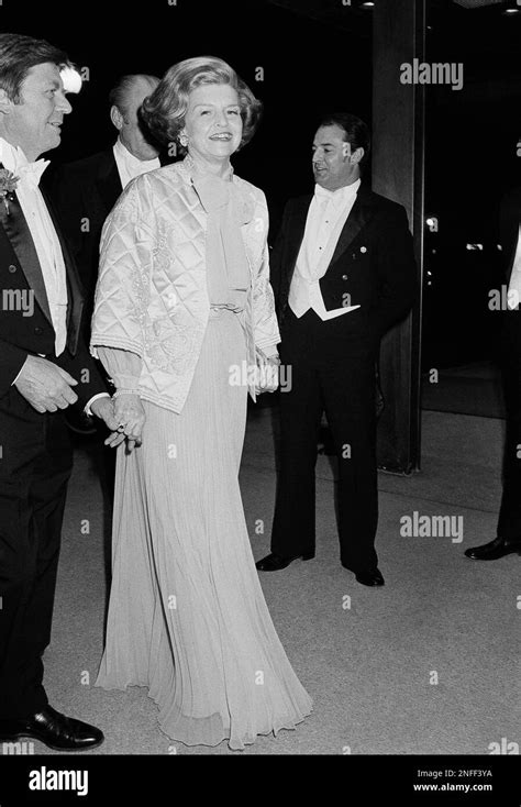 First Lady Betty Ford Is Escorted By Jerald TerHorst Of The Detroit