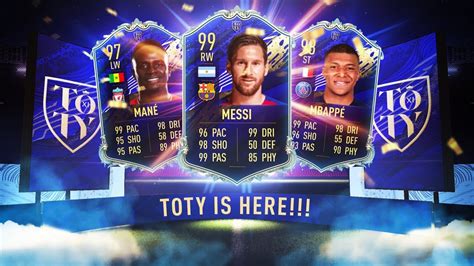 99 Toty Messi 98 Toty Mbappe And 97 Toty Mane Toty Is Here Fifa 20