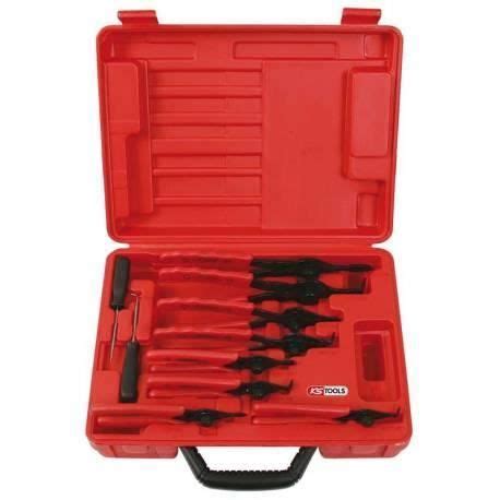 Coffret de pinces à circlips intérieur et extérieur 10 pièces KS Tools