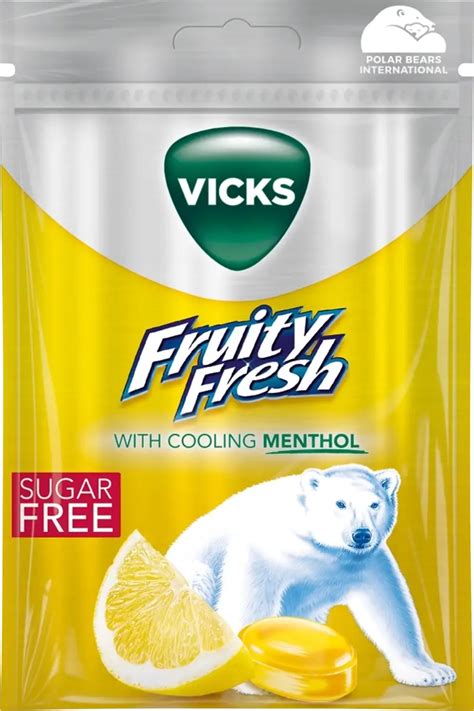 Vicks Fruity Fresh Lemon Sockerfri Påse