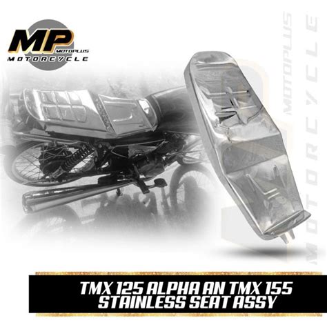 MOTOPLUS MOTORCYCLE TMX 125 ALPHA AND TMX 155 STAINLESS SEAT ASSY