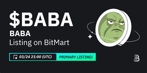 Primary Listing Bitmart Will List Baba Baba Bitmart