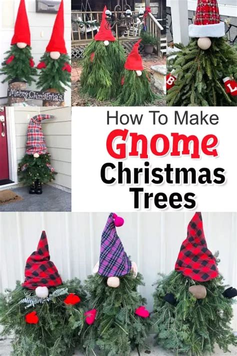 Gnome Christmas Tree Ideas How To Make Outdoor Gnome Trees 2023