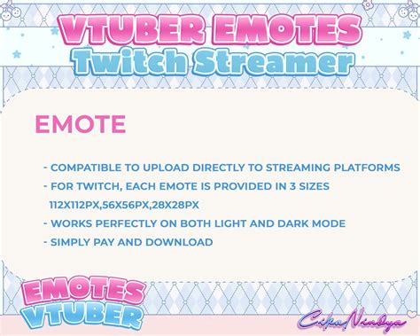 Engage Your Viewers With Vtuber Emote Animal Ear 25 Pose For Etsy