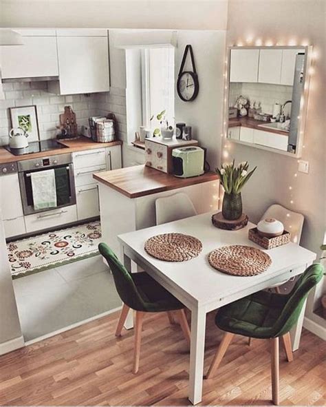 Adorable Small Kitchen for Tiny Apartment - RooHome