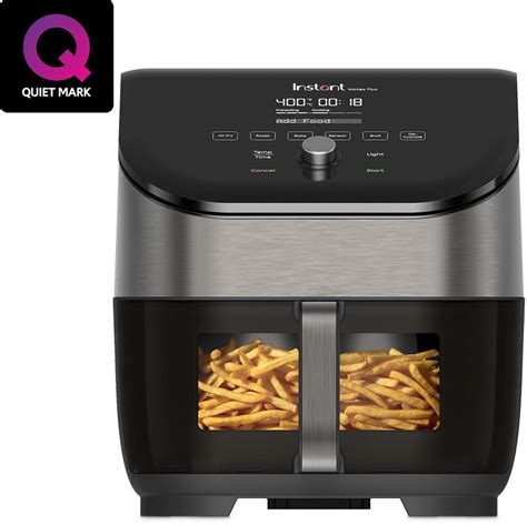 Instant Vortex Plus Quart Stainless Steel Air Fryer With Clearcook