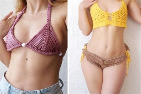 Easy Diy Macrame Bikini Top Beach Dress Tutorials Macrame For