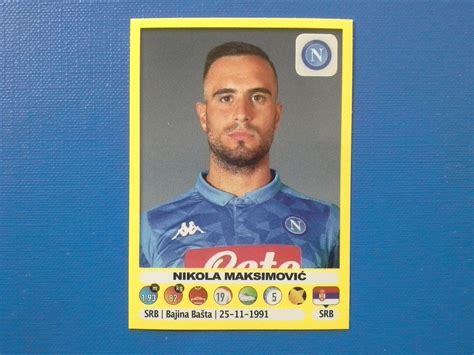 Figurine Calciatori Panini N Nikola Maksimovic Napoli